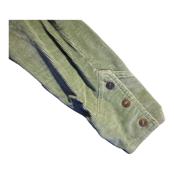 AMI Green Corduroy Jacket Y2K - Picture 7 of 8